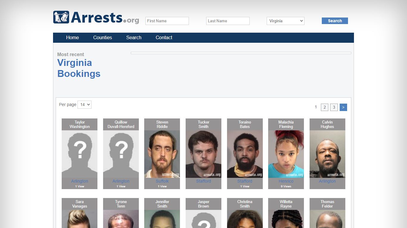 Virginia Arrests and Inmate Search